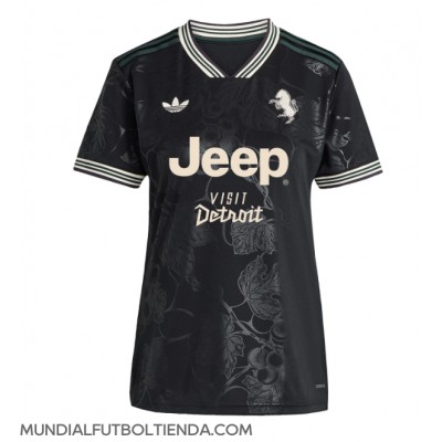 Camiseta Juventus Federico Gatti #4 Tercera Equipación Replica 2025-26 para mujer mangas cortas Camiseta Juventus Federico Gatti #4 Tercera Equipación Replica 2025-26 para mujer mangas cortas
